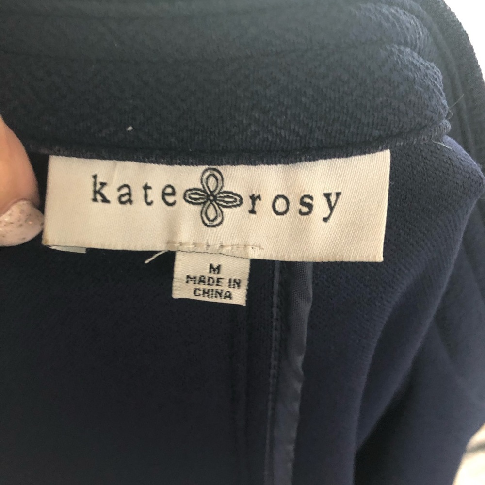 { KATE ROSY } Blue Lightweight Ruffle Blazer - Picture 8 of 8